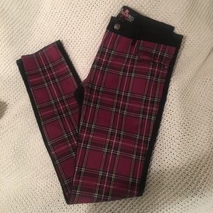 🌻3 FOR 15🌻Plaid punk rock edgy skinny jeans